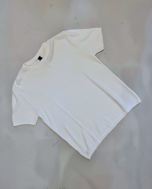 Across The Lines White T-Shirt