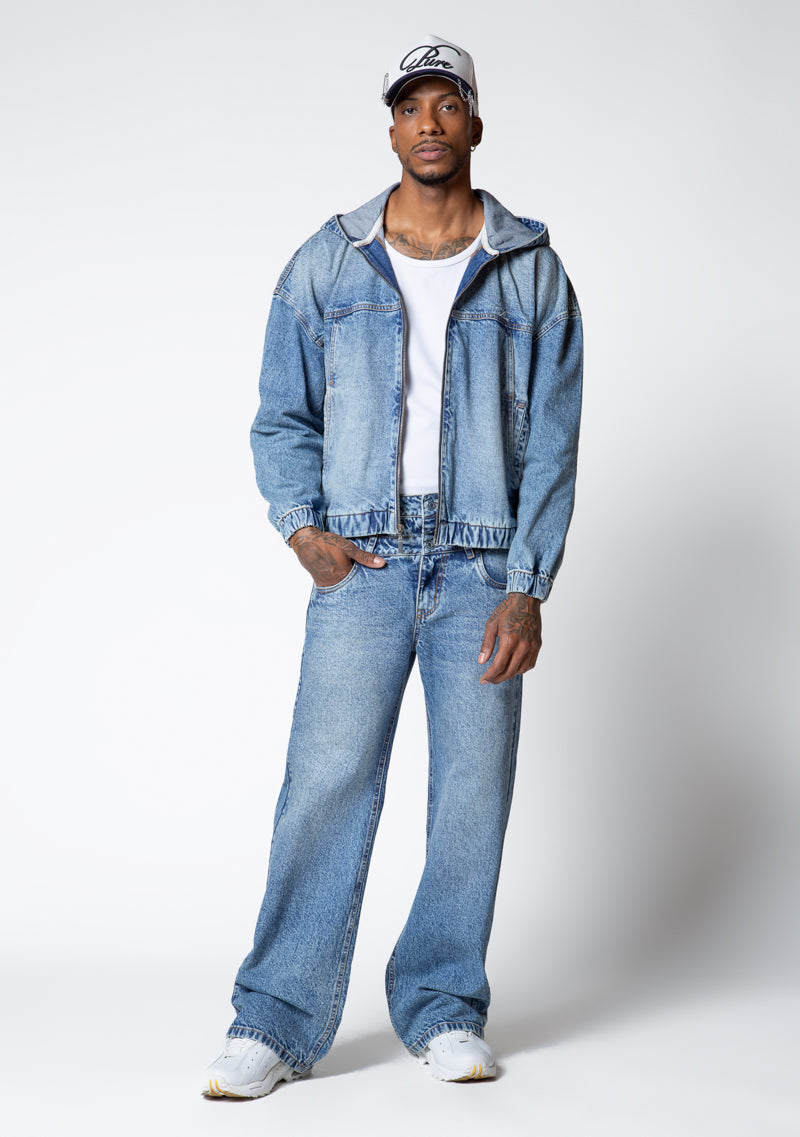 Dopamine Light-wash jacket
