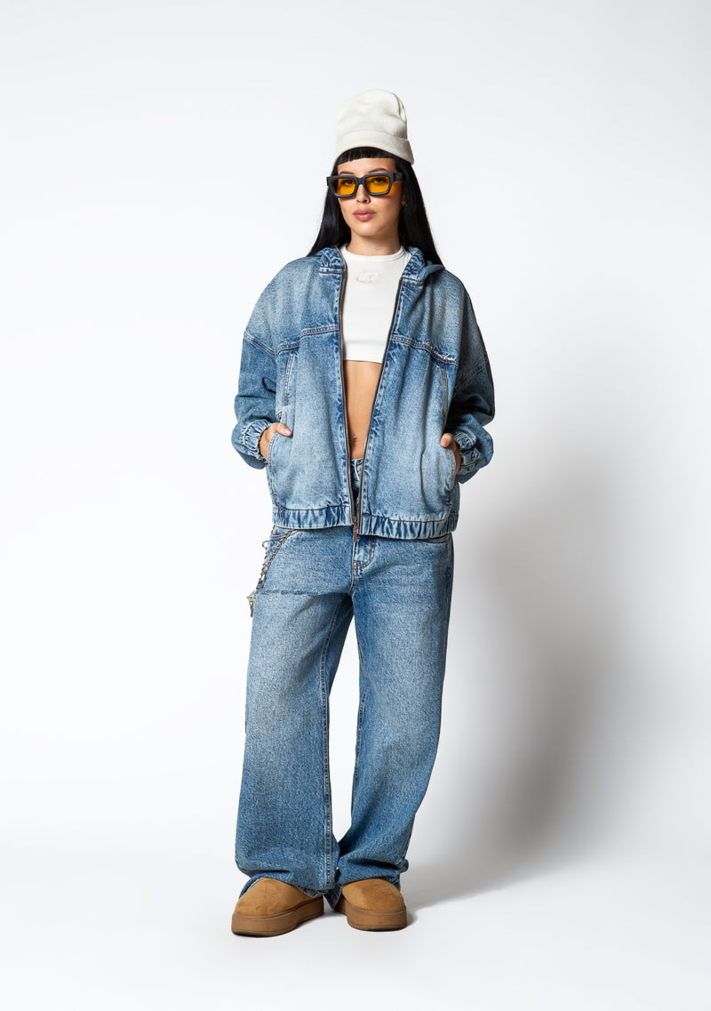 Dopamine Light-wash jacket