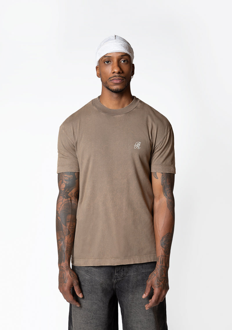 Knockout brown wash Standard t-shirt