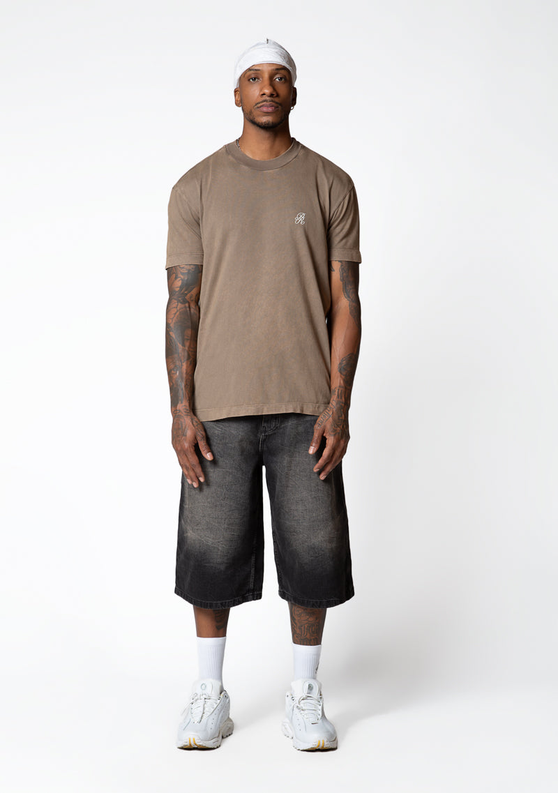 Knockout brown wash Standard t-shirt