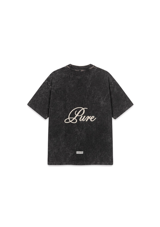Washed Black Logo T-Shirt