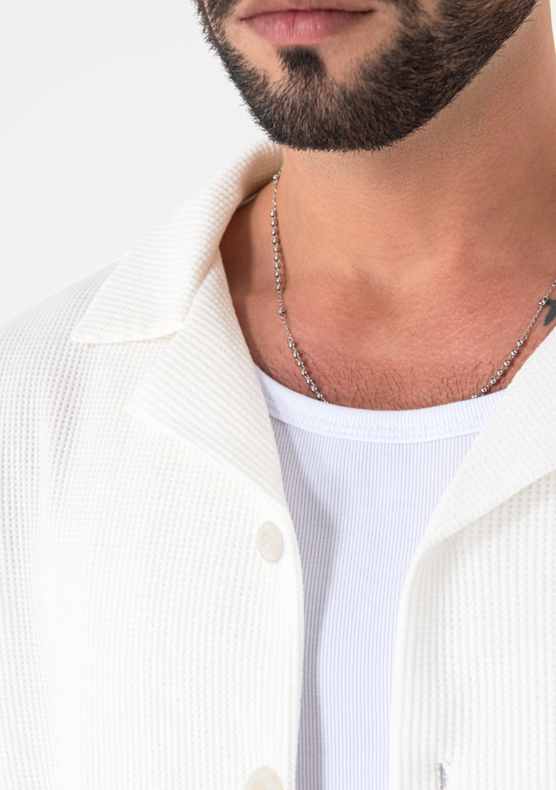 Heraldic cream shirt