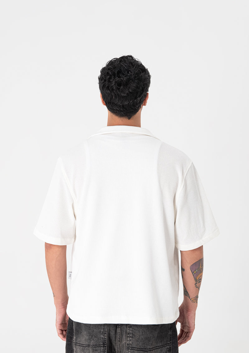 Heraldic cream shirt