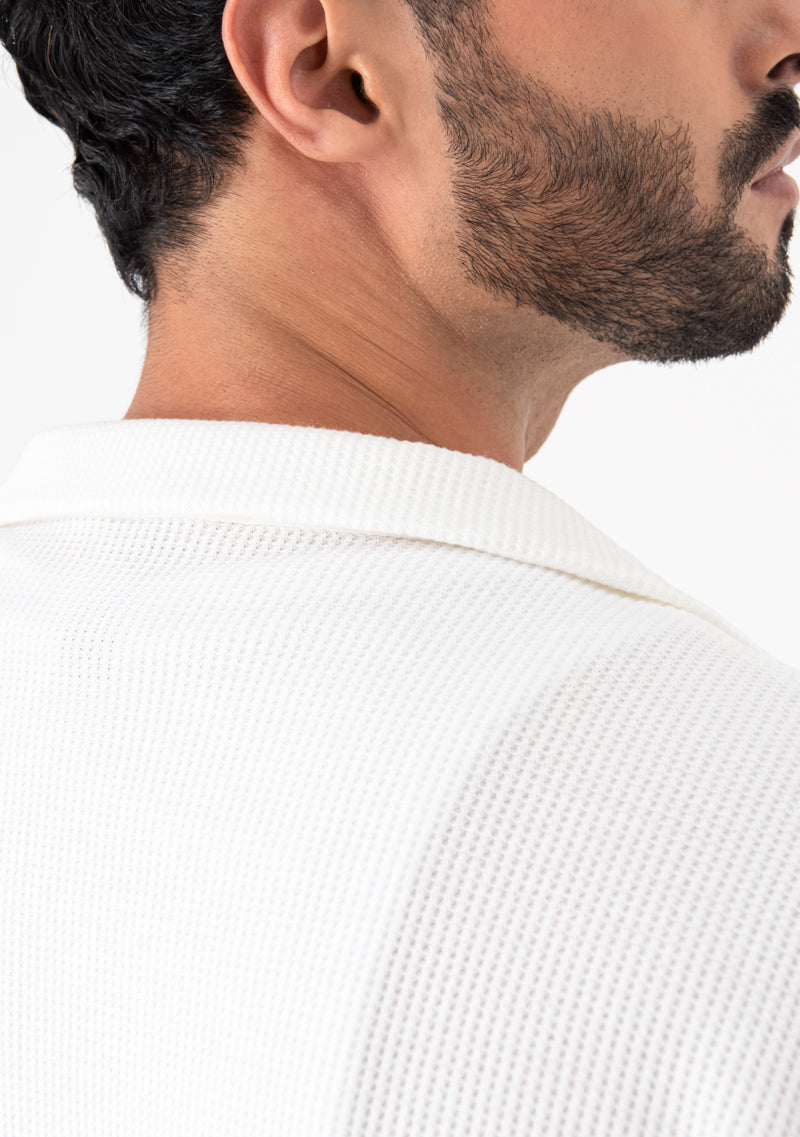 Heraldic cream shirt