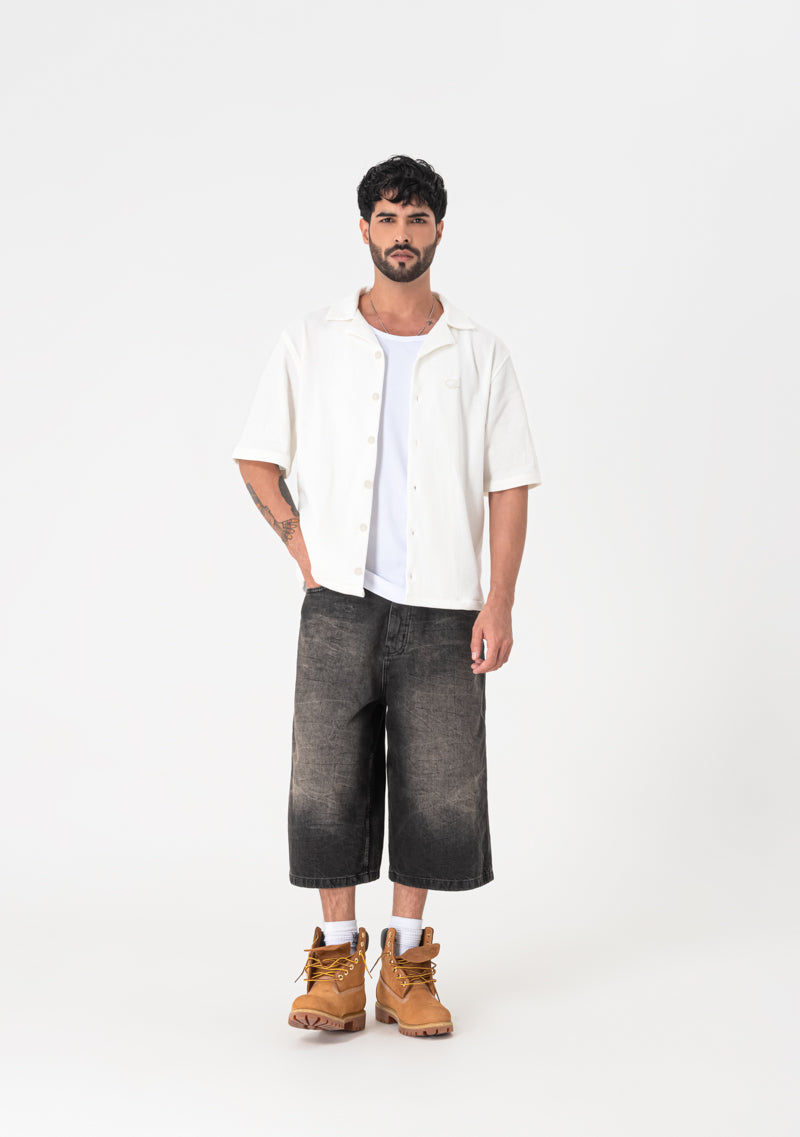 Heraldic cream shirt