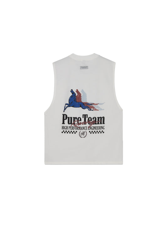Overdrive Ivory Tank Top