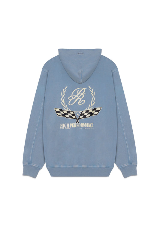 Overdrive Washed Blue Hoodie