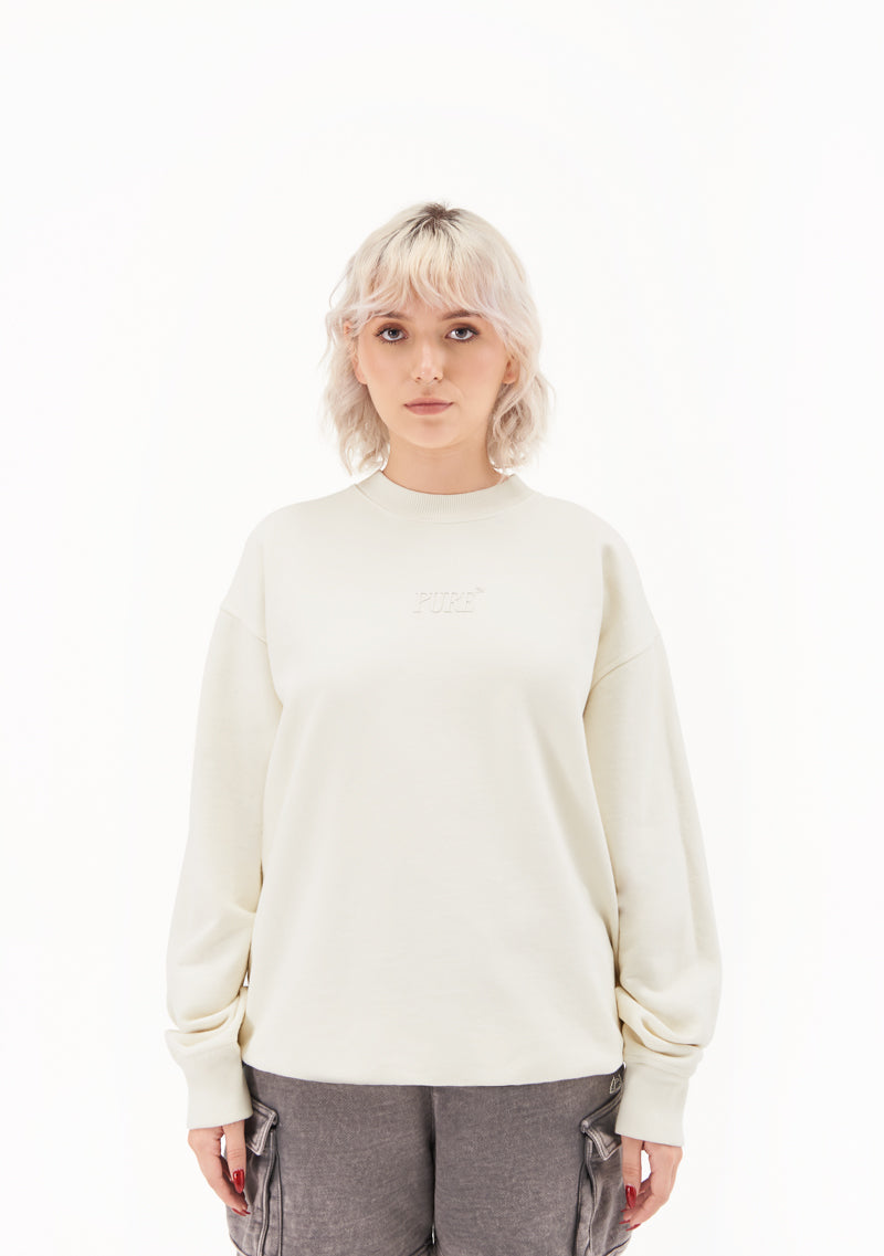 Classic cream pullover