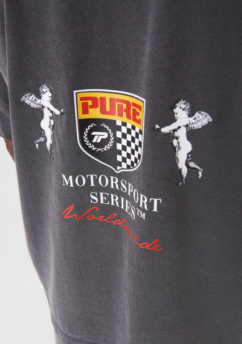 motorsport grey t-shirt