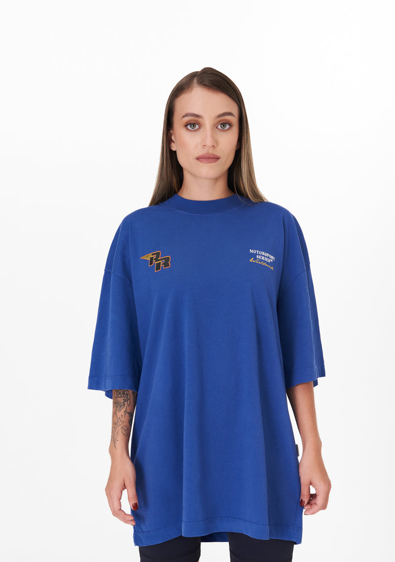 motorsport blue t-shirt