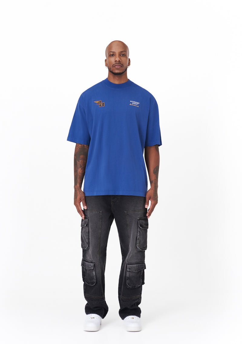 motorsport blue t-shirt