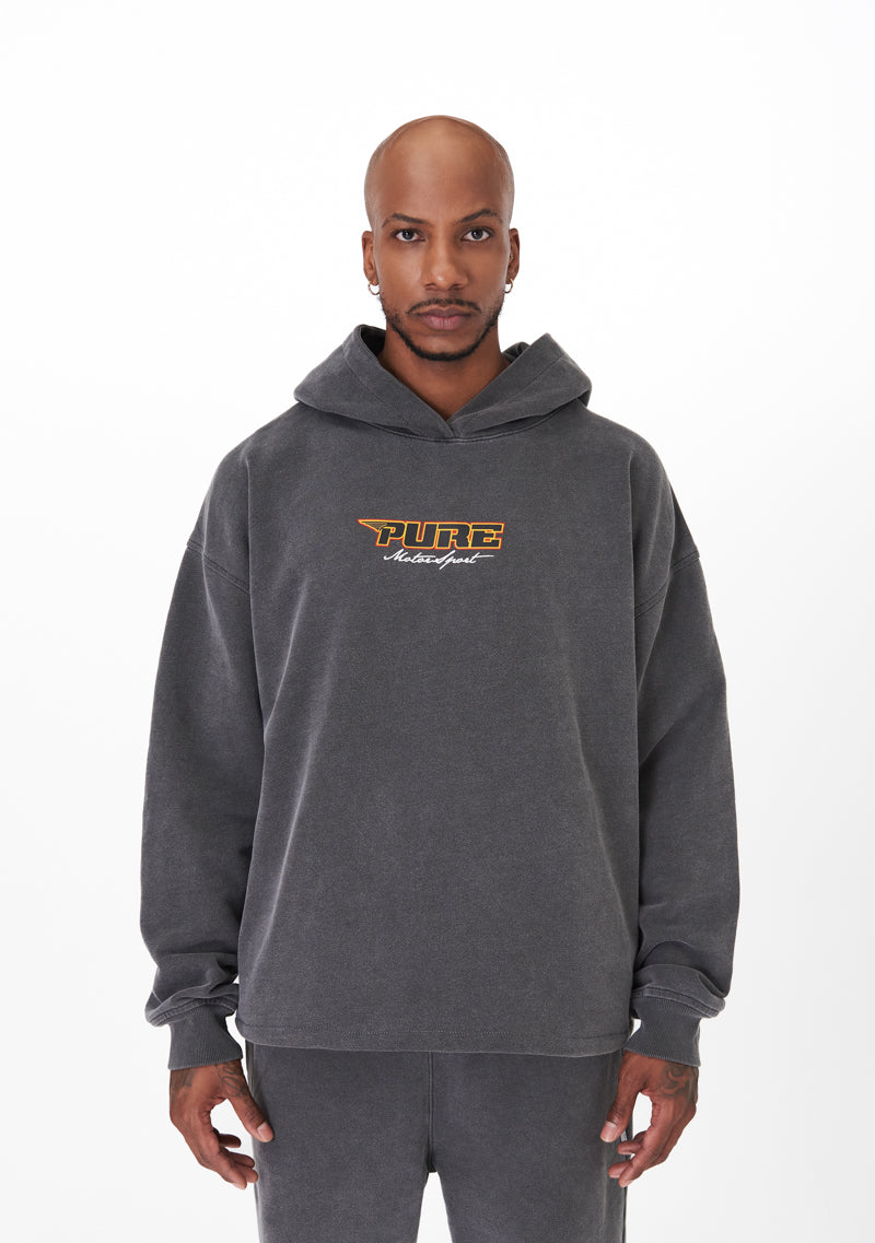 Motorsport grey hoodie