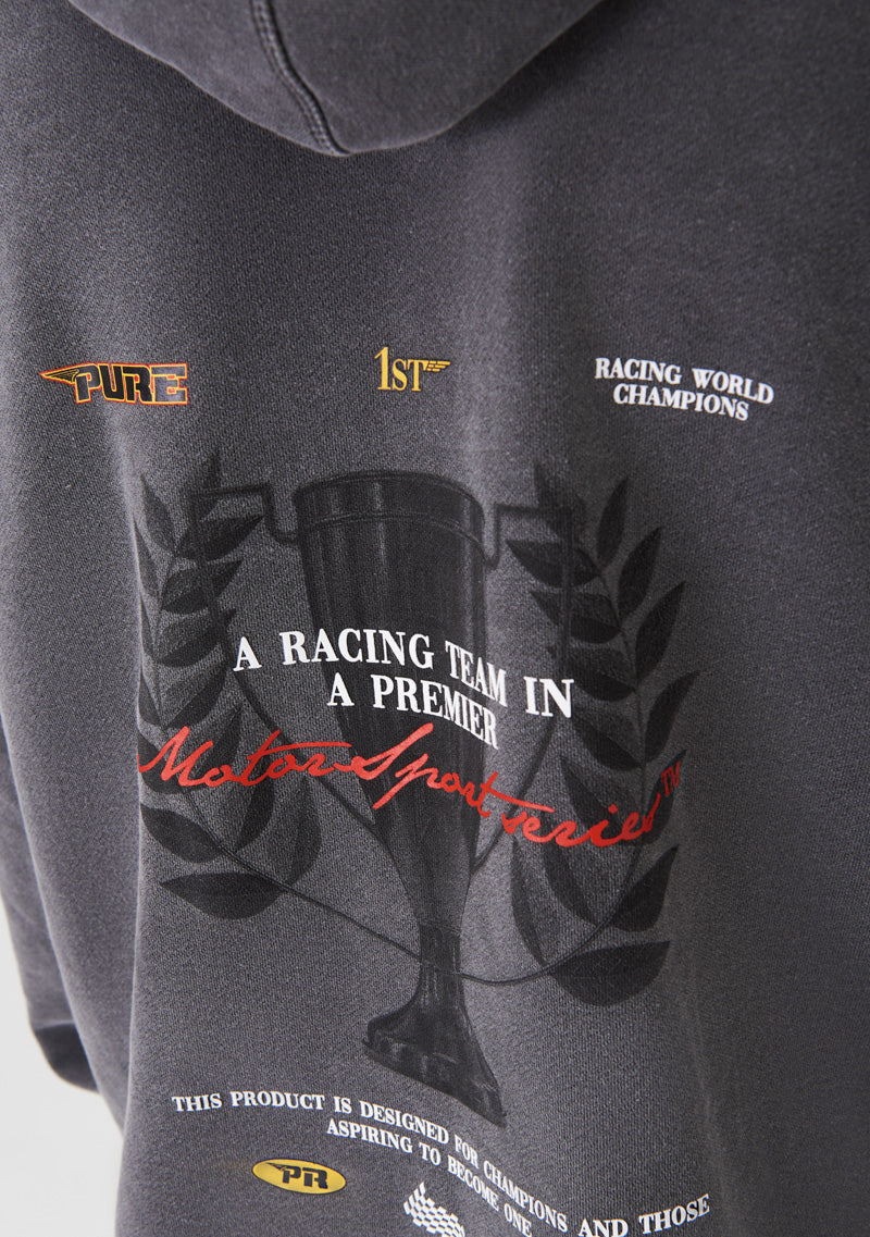 Motorsport grey hoodie