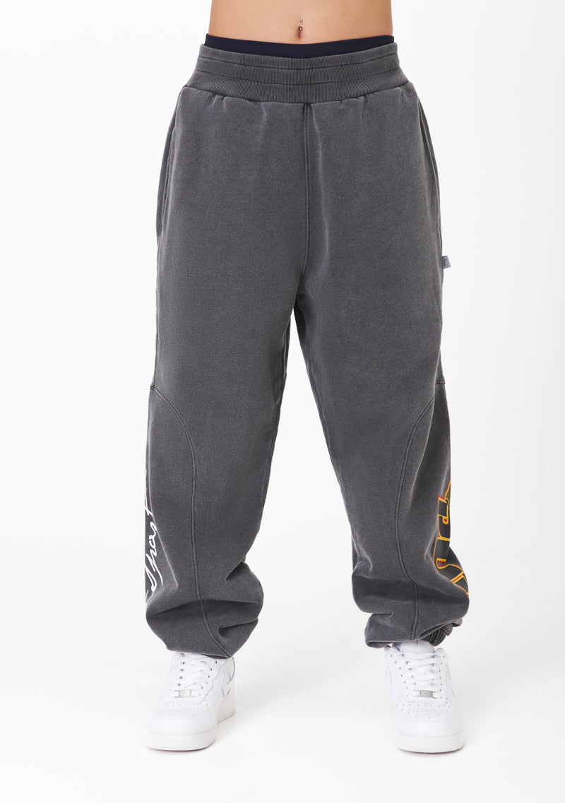 Motorsport grey jogger