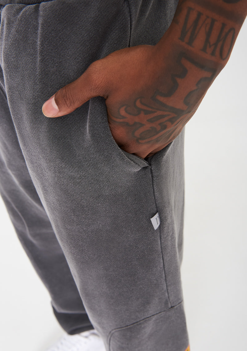 Motorsport grey jogger