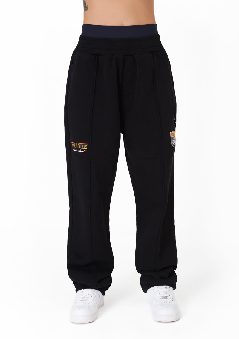 Motorsport black jogger