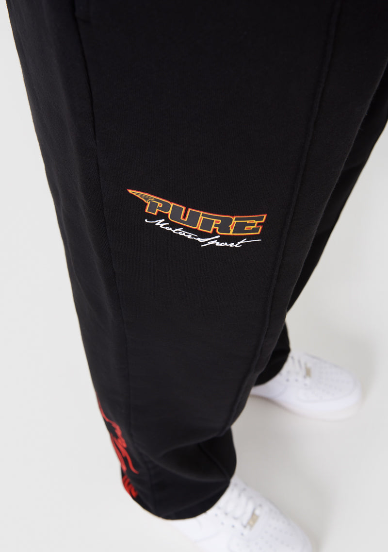 Motorsport black jogger