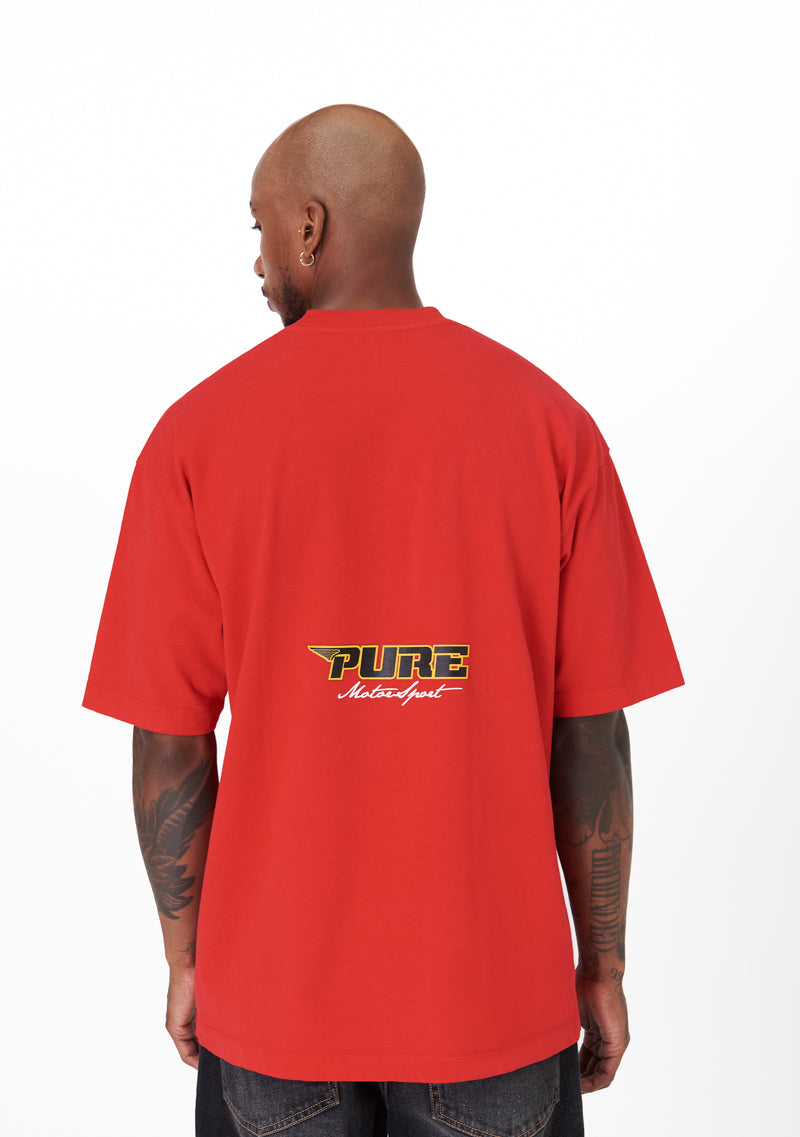 Motorsport red cherub t-shirt