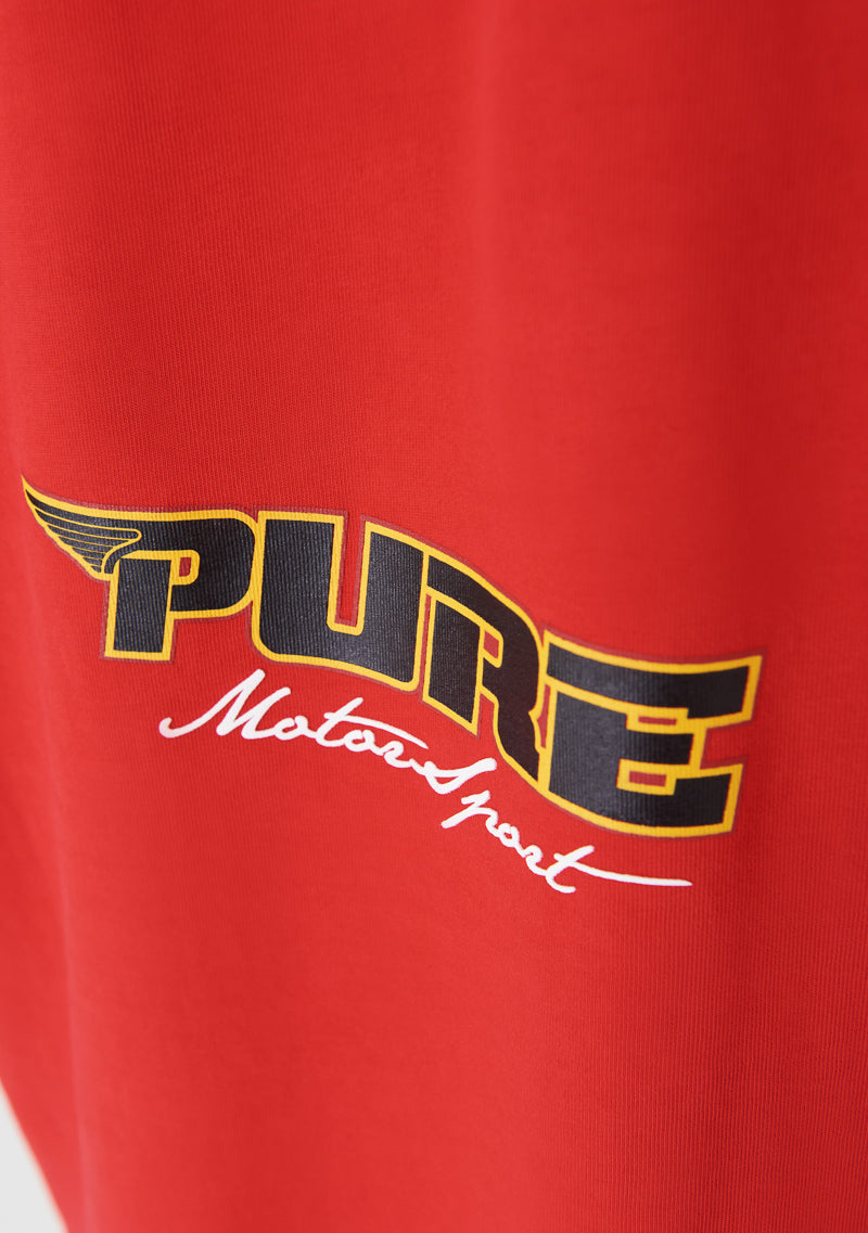 Motorsport red cherub t-shirt