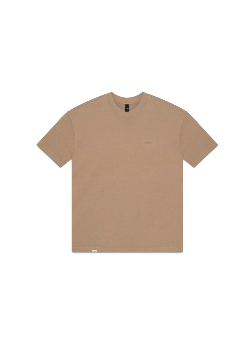 Fundamentals brown box fit t-shirt