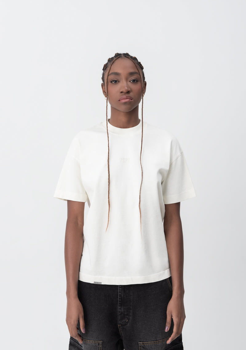 Fundamentals women cream t-shirt