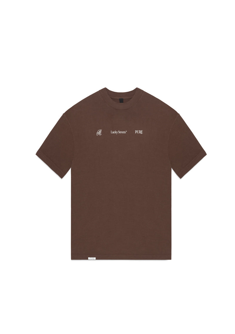 Lucky streets brown t-shirt