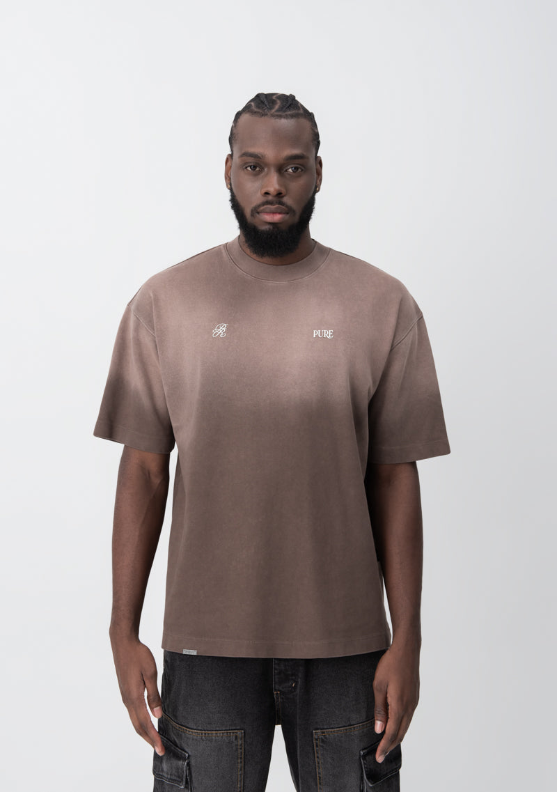 Lucky streets brown washed T-shirt