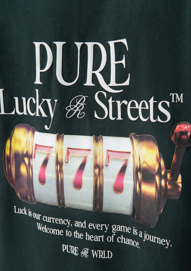 Lucky streets green roulette t-shirt