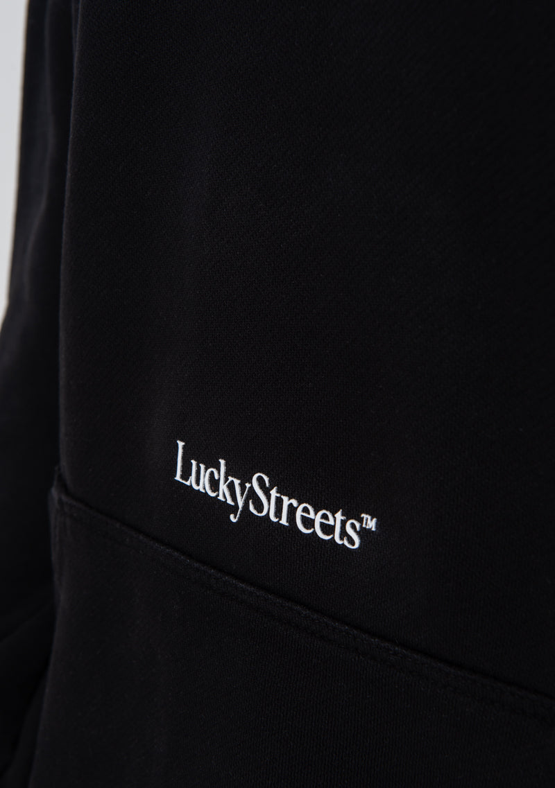 Lucky streets black  hoodie