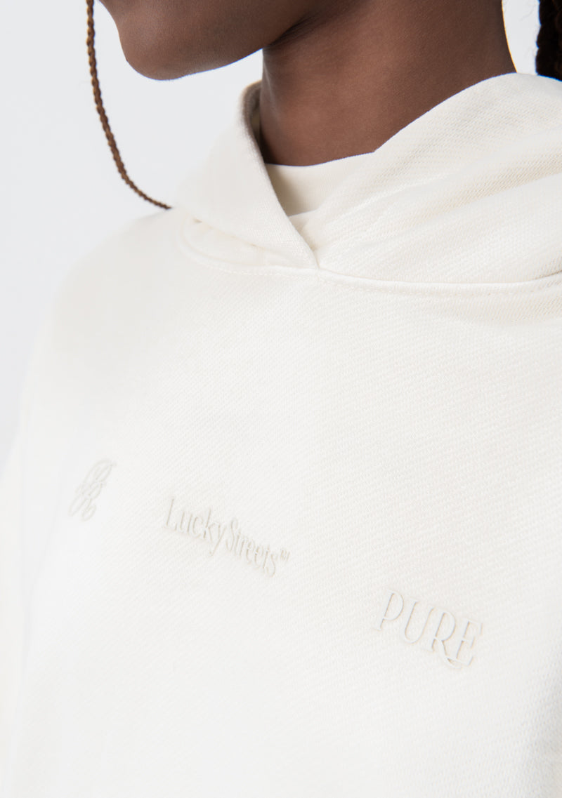 Lucky streets cream hoodie