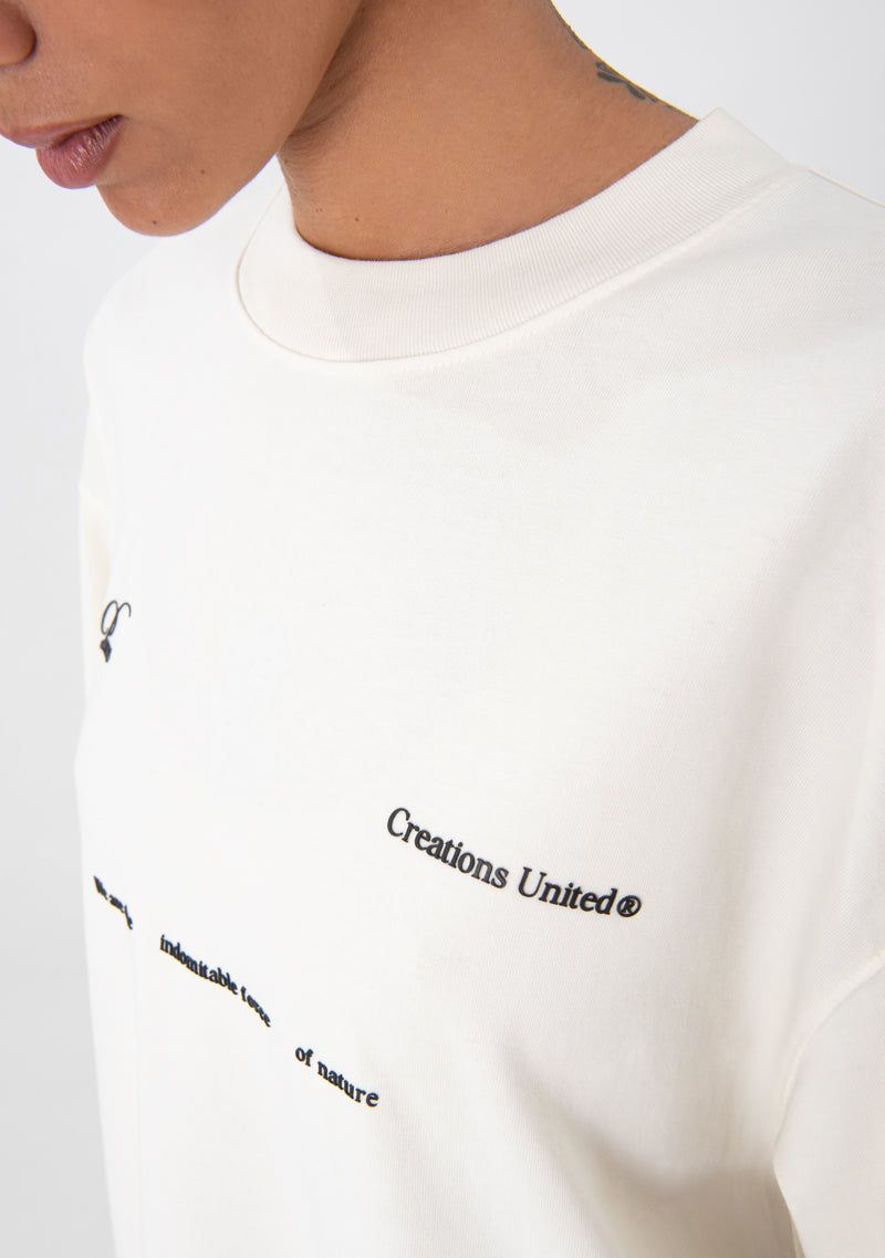 Uncontrolled cream t-shirt