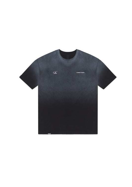 Uncontrolled black washed t-shirt