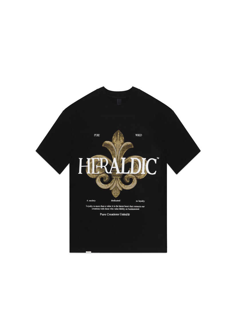 Heraldic Black T-shirt