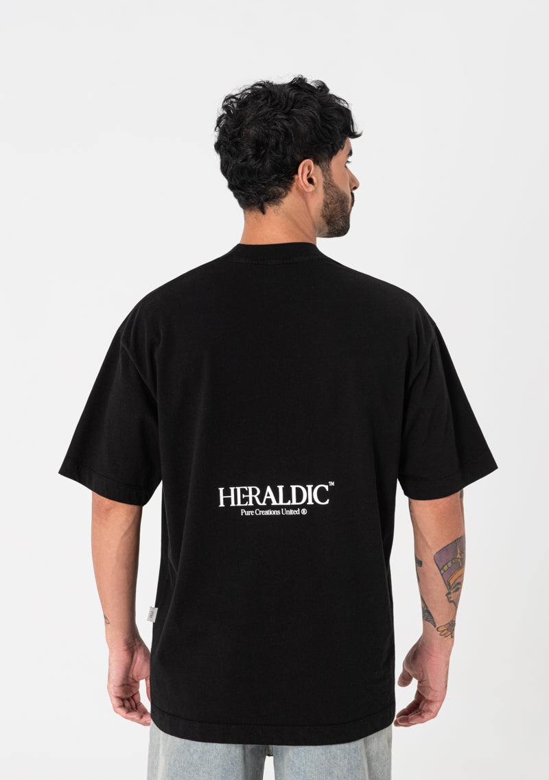 Heraldic Black T-shirt