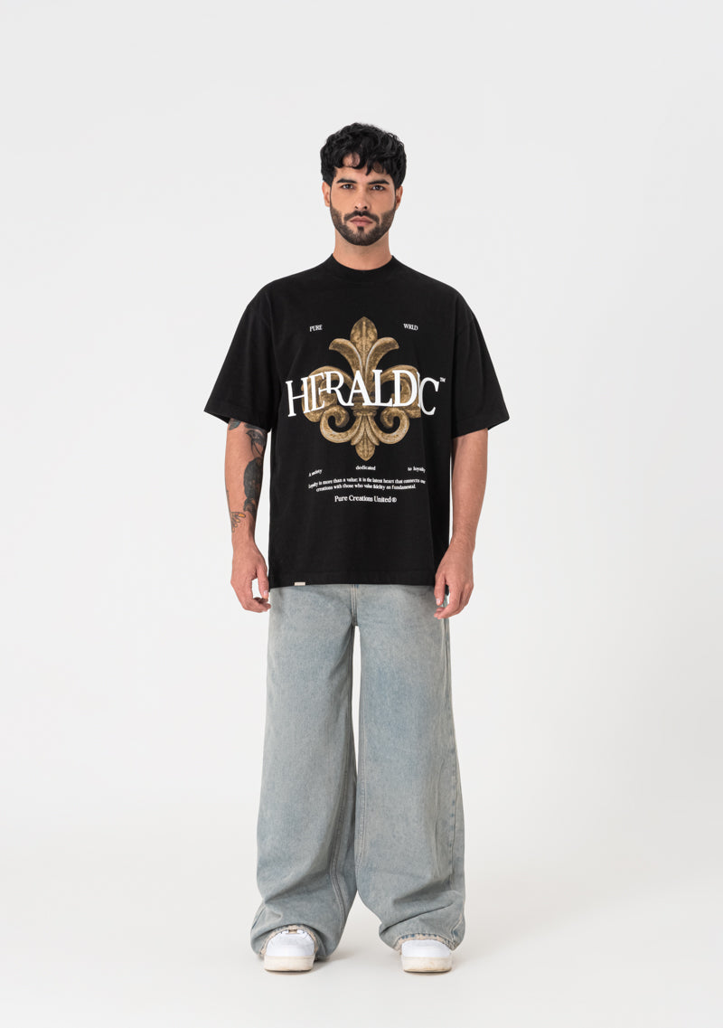 Heraldic Black T-shirt