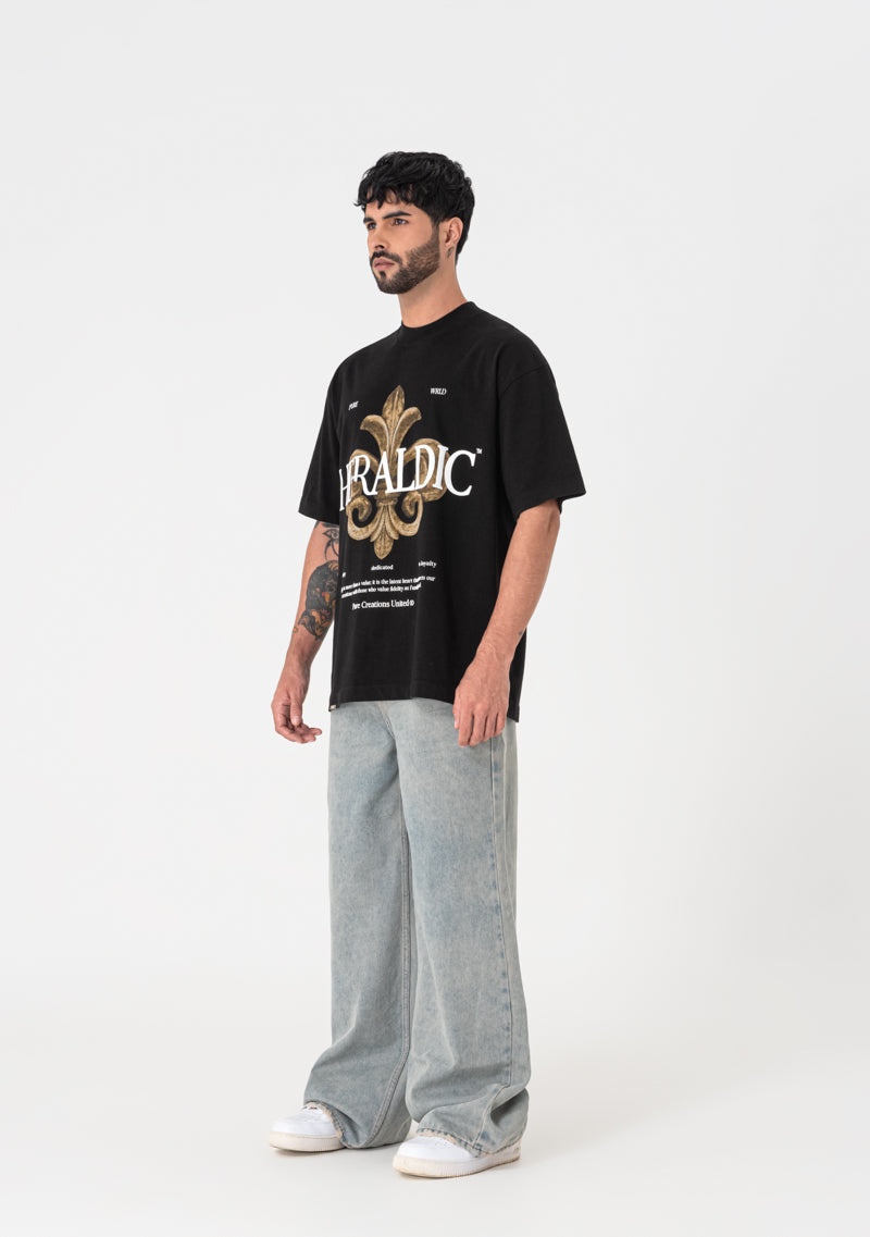 Heraldic Black T-shirt