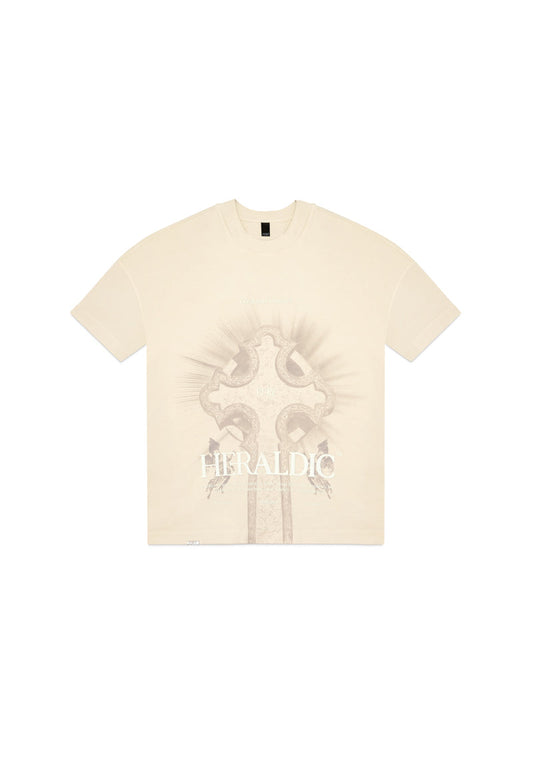 Heraldic Cream Rood T-shirt