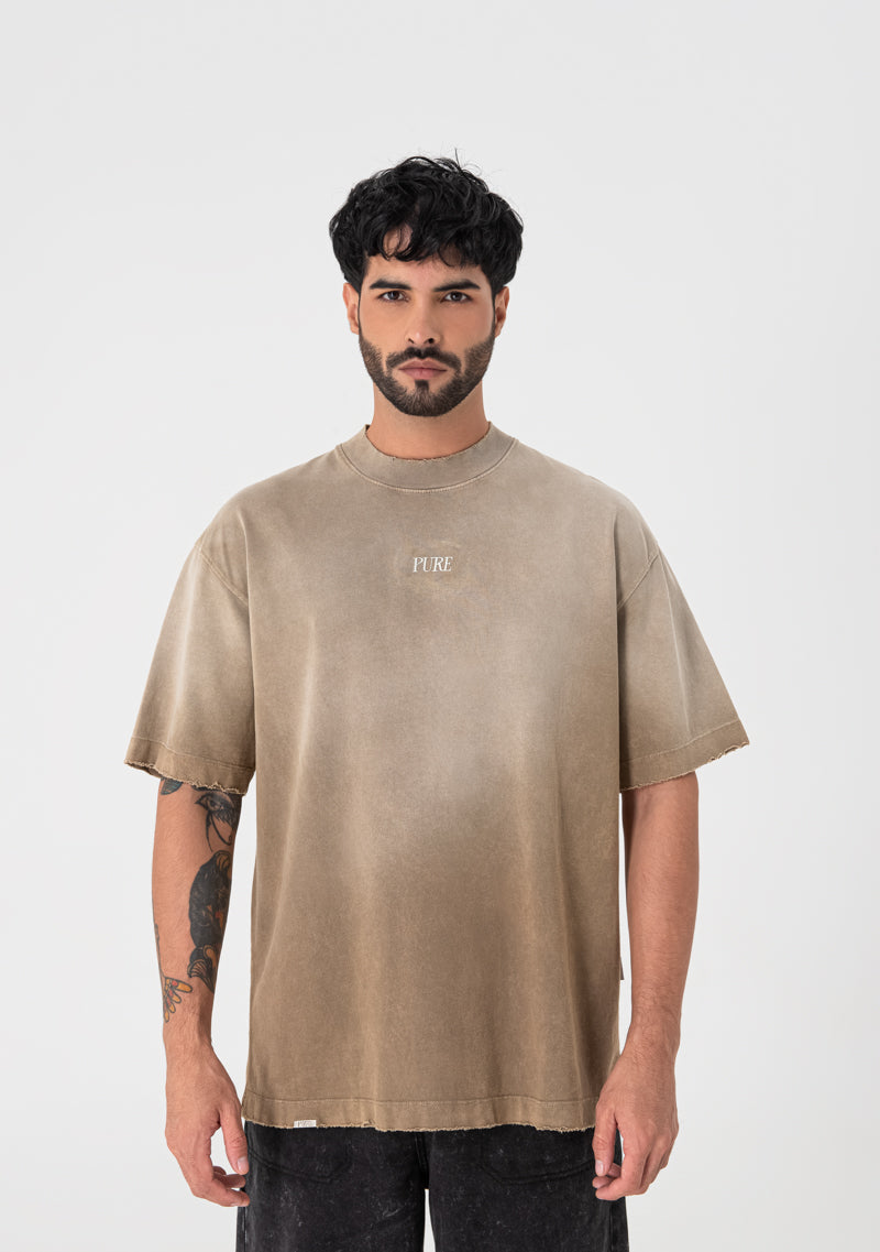 Heraldic brown shield T-shirt