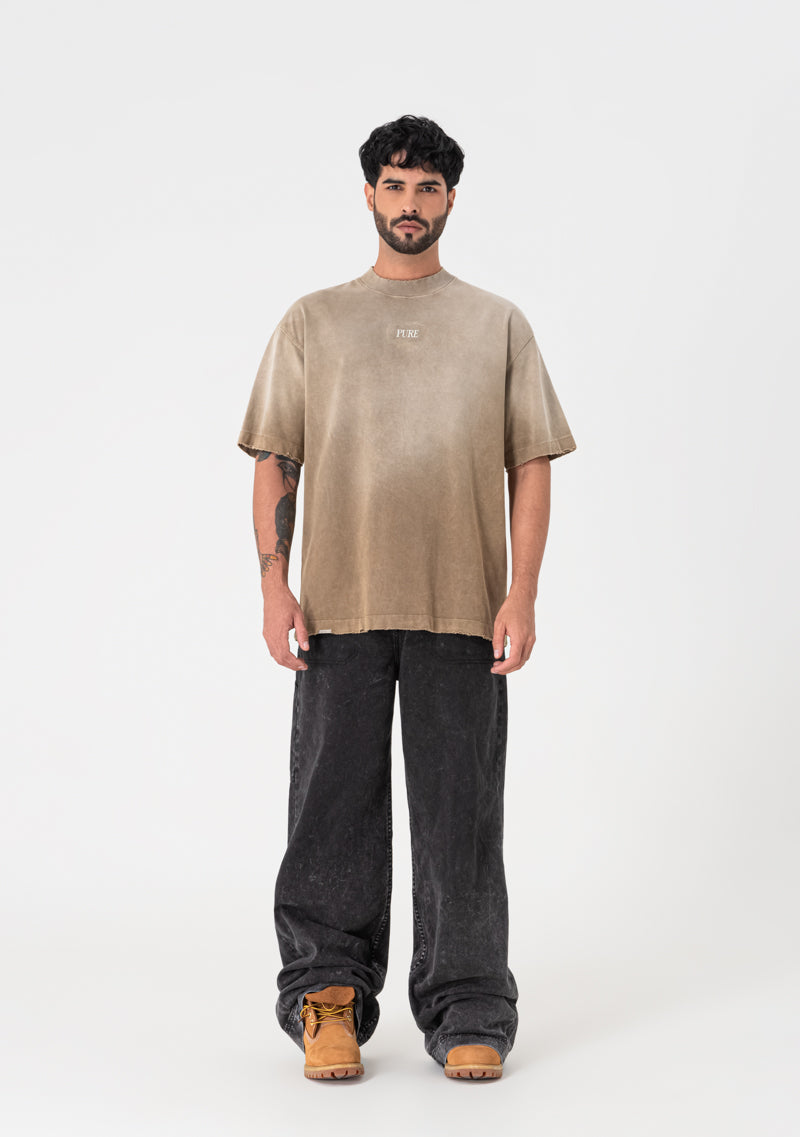 Heraldic brown shield T-shirt