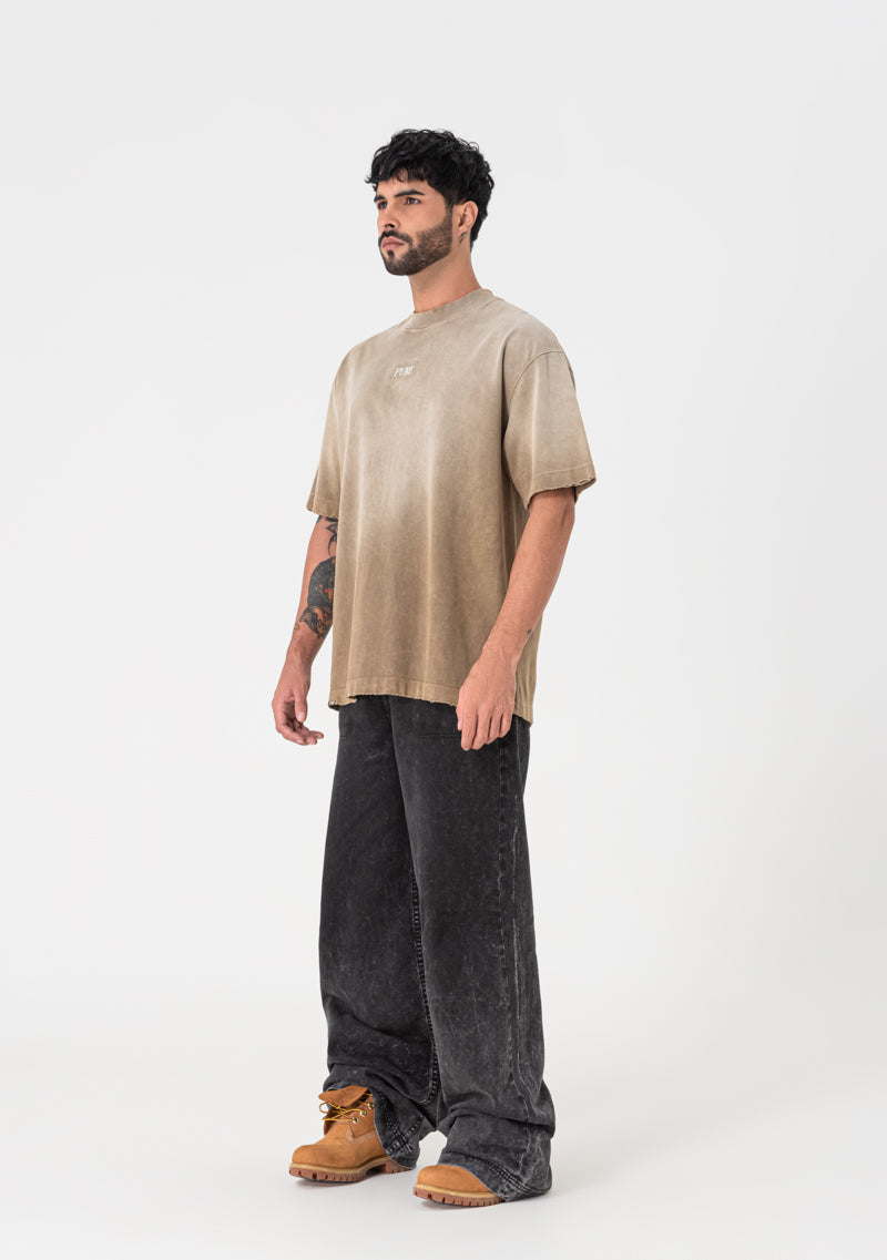 Heraldic brown shield T-shirt