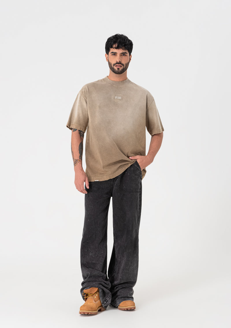 Heraldic brown shield T-shirt