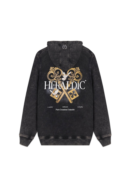 Heraldic Zip-Up Hoodie