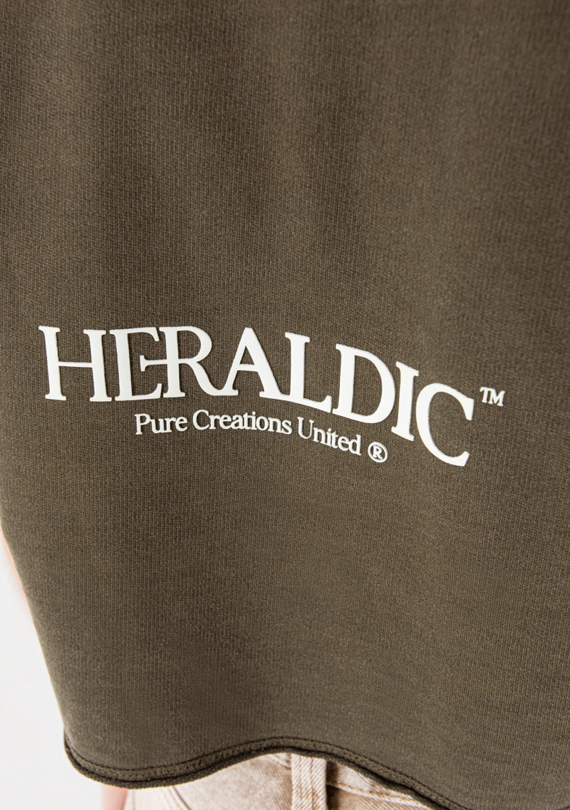 Heraldic Brown crop top