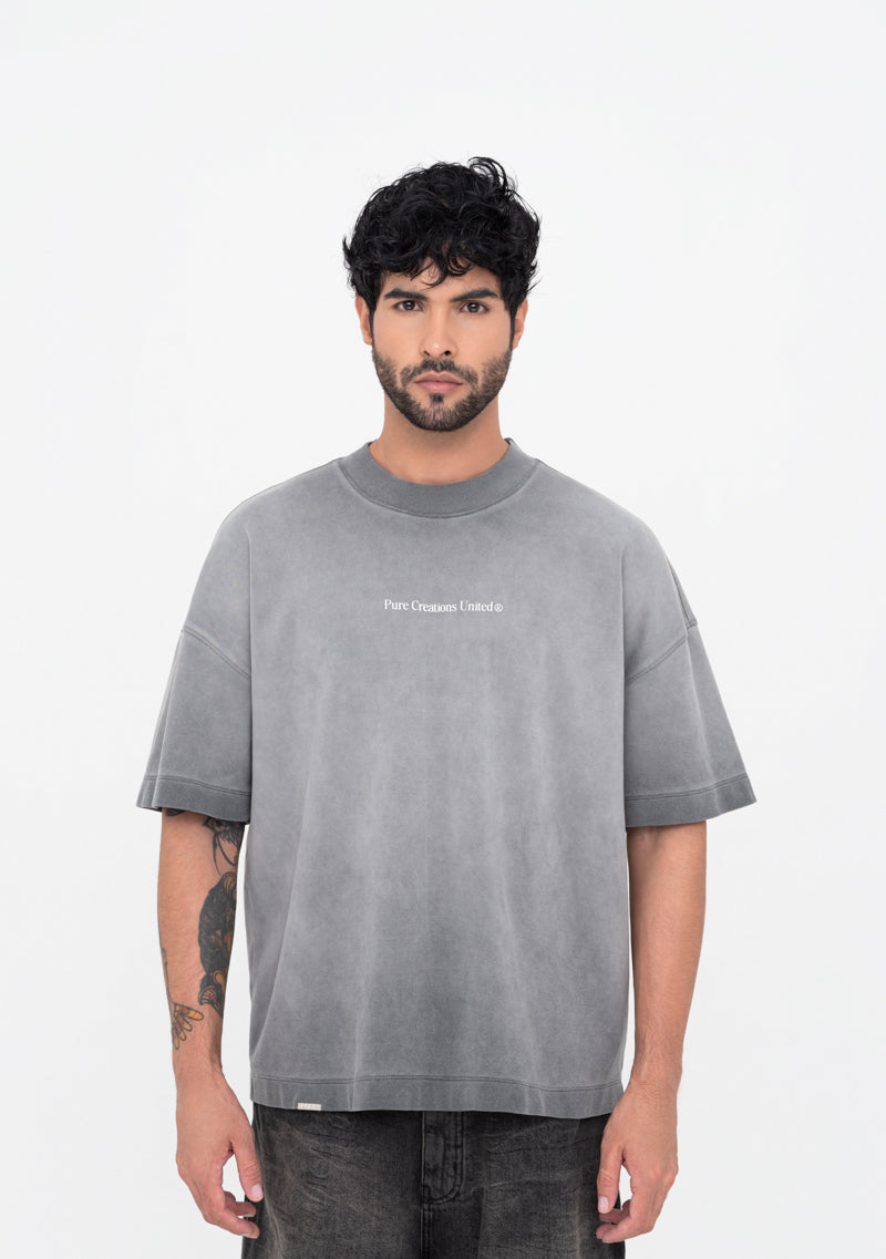 Áurea grey washed t-shirt