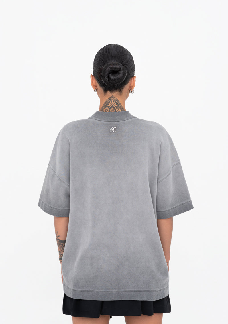 Áurea grey washed t-shirt
