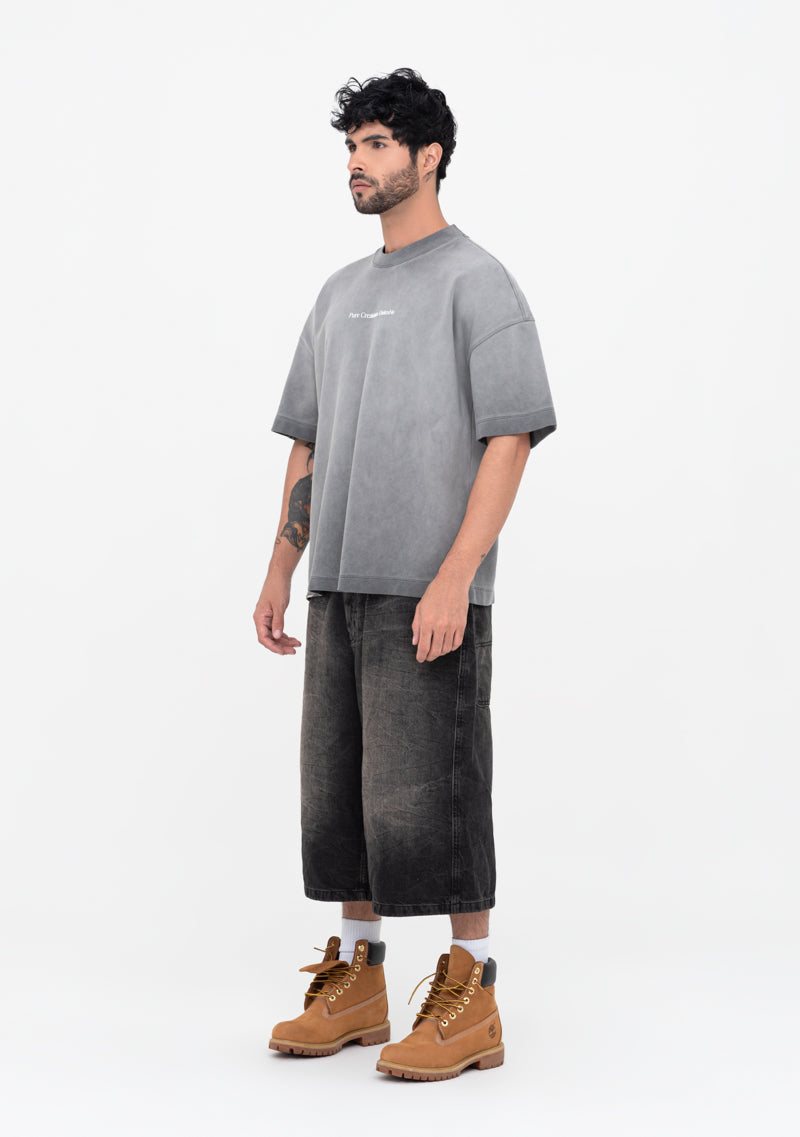 Áurea grey washed t-shirt