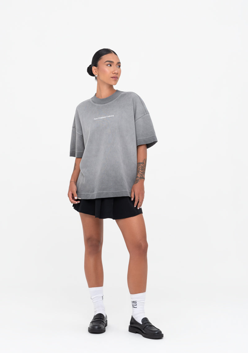 Áurea grey washed t-shirt