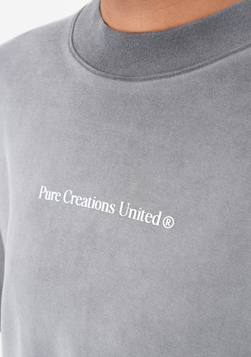 Áurea grey washed t-shirt