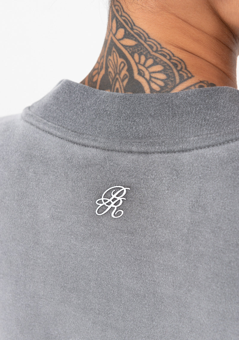 Áurea grey washed t-shirt